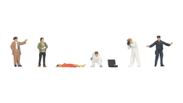 Noch 15071 - H0 - Kriminalpolizei mit Leiche